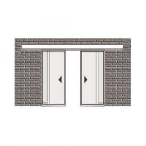 2 Ante Scorrevoli Oltreluce Con Trave Autoportante 3210 x 2400 APRIMATIC 49520/077