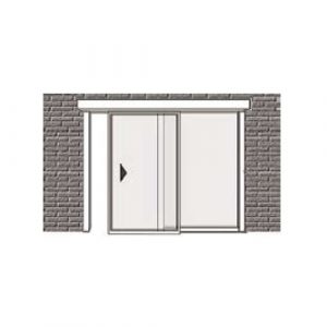 1 Anta Fissa - 1 Anta Scorrevole Ams I. Luce 2500 x 2400 APRIMATIC 49520/110