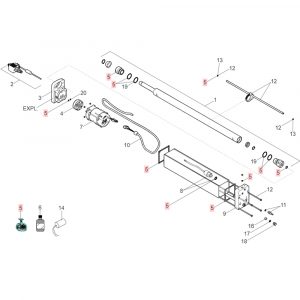 Kit Guarnizioni J275 Ha 2021 Ricambio Originale FAAC 63003458