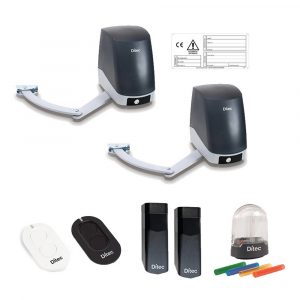 Set Kit Cancello Due Ante Battenti 24v DITEC ENTREMATIC FACIL NADOITFCL DOITFCL
