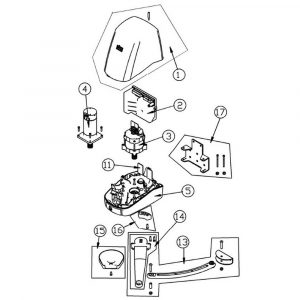 Contenitore Per Quadro Di Comando E2H FACIL 3 DITEC ENTREMATIC 63570 NC63570 Ricambio