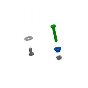 Kit Viti Di Fissaggio Per Pwr Power 25 35 DITEC ENTREMATIC 6PWRVF Ricambio