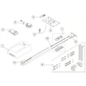 Cavo Di Alimentazione 5MT Per TOP 603H 903H DITEC ENTREMATIC 6TOPPC NC6TOPPC Ricambio