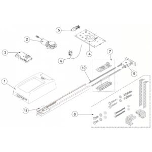 Cavo Di Alimentazione 5MT Per TOP 603H 903H DITEC ENTREMATIC 6TOPPC NC6TOPPC Ricambio