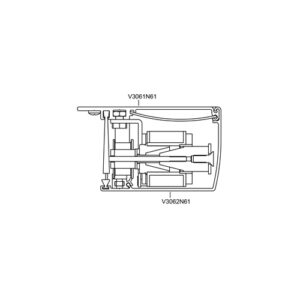 Profilo Supporto Alluminio Anodizzato Olly C 6100Mm DITEC ENTREMATIC V3061N61