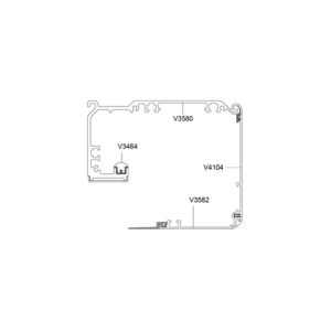 Carter Orizzontale Valor Grezzo L 4450 DITEC ENTREMATIC V3582G44