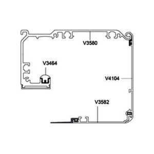 Carter Verticale Valor Grezzo L 6650 DITEC ENTREMATIC V4104G66