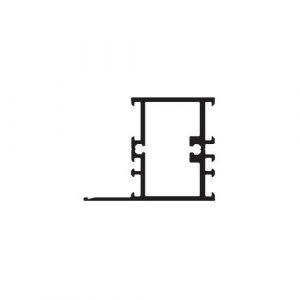 Profilo Verticale Anta L 6200 Grezzo DITEC ENTREMATIC V9822G62