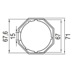 Corona Ogiva Decentrata D78 Mm55-59 GIBIDI AJWSE0067