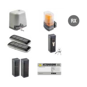 Kit Automazione Automatismo Cancelli Scorrevoli Minnow 500 GIBIDI K170/BFLT