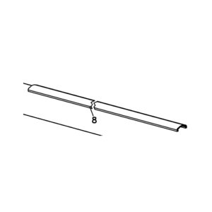 00002 Guida Copri Microinterruttore Meka Bl220 GIBIDI P9AX51210 Ricambio Originale