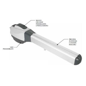 Operatore Motore Per Cancelli Anta Battente GIBIDI BL233 13300 Elettromeccanico Corsa 500 Lineare 230V