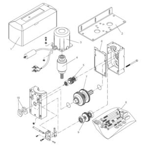 Carter Abs Per Du.45E R 24V BENINCA' 9686130 Ricambio Originale