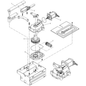 Motore Elettrico 24V Per Du.It24 BENINCA' 9686295 Ricambio Fuori Produzione