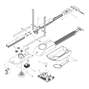 Set Ingranaggio Finecorsa Per Kt3 Kt4 BENINCA' 9686402 Ricambio Originale