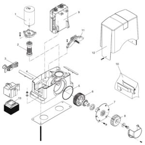 Centrale Scheda Quadro Comando Per Cp.B24 Per Bull 424 624 BENINCA' 9686425 Ricambio Fuori Produzione