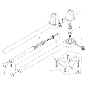 Motore Elettrico Dx 1400 Per Du.30V 50V DU30V DU50V BENINCA' 9686462 Ricambio Fuori Produzione