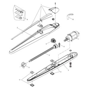 Blister Staffe Bob 30M 230V BENINCA' 9686817 Ricambio Originale