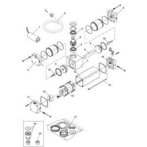 Kit Guarnizioni Per Motore Idraulico Subway BENINCA' 9688075 Ricambio Originale
