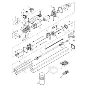 Kit Guarnizioni Per Motore Idraulico Hd CAB HYDRO - No Hd.80 - BENINCA' 9688077 Ricambio