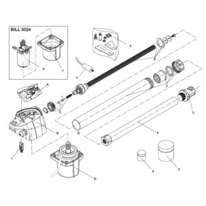 Vite Senza Fine Albero Per Motore Bill Bill3024 24v BENINCA' 9688120 Ricambio Originale