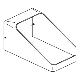 00001 Cofano Autobox Grigio Ral 7024 GIBIDI P9AX91841 Ricambio Originale
