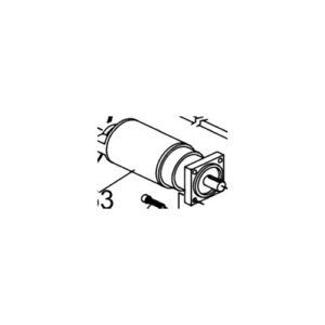 00001 Motore 812 12Volt Completo GIBIDI P9AY01160 Ricambio Originale