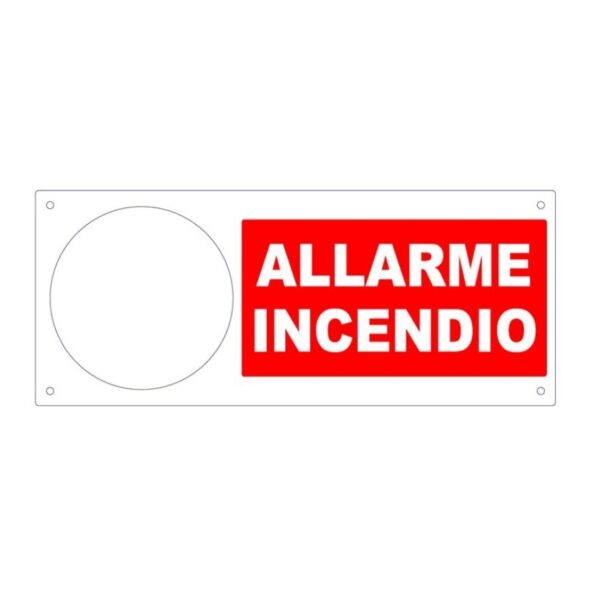 Pannello Allarme Incendio Con Foro Per Sirena AVS ELECTRONICS CPSINC 4437501