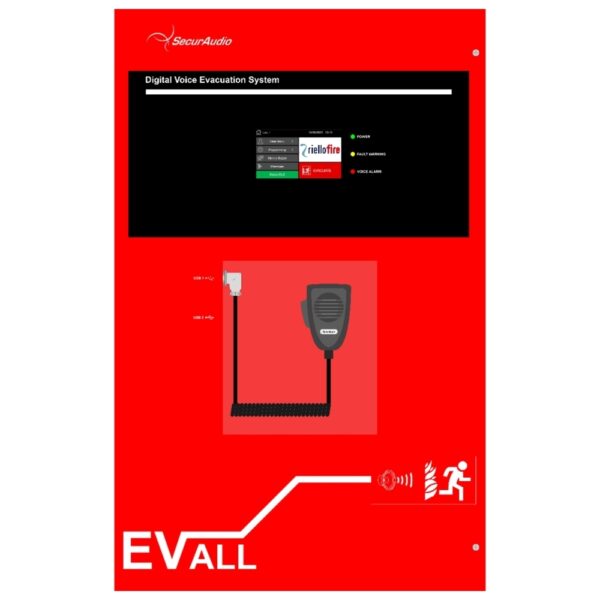 Centrale Evacuazione Vocale 500W 2 Zone AVS ELECTRONICS EVALL 500.2 4437566