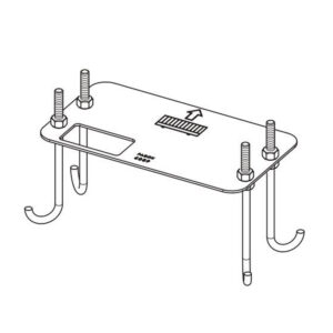 Piastra Ancoraggio Completa JUNIOR 624 FADINI 624125 Ricambio Originale