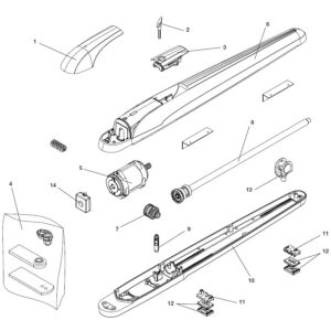 Supporto New Per Maniglia Bob 500 BENINCA' F8830058