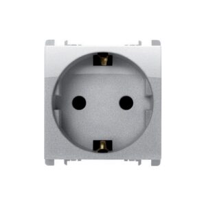 Presa Tedesca 2P+T 16A 250V Alluminio URMET 10320/2AL