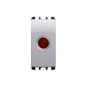 Diffusore Rosso, 1 Modulo, Nea, Alluminio URMET 10282AL