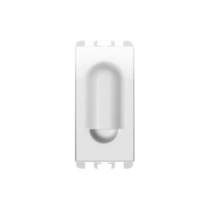 Passacavo, 1 Modulo, Nea, Bianco Ghiaccio URMET 10355BG