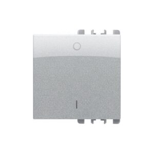 Copritasto Simbolo "0 I", 2 Moduli, Nea, Alluminio URMET 10361/2AL