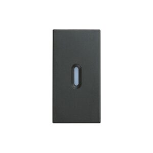 Copritasto Illuminabile Per Interruttore 1P, Deviatore 1P, Pulsante 1P, 1 Modulo, Nea, Antracite URMET 10362