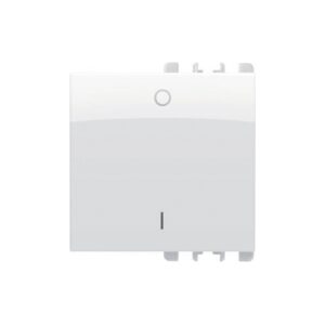 Copritasto Simbolo "0 I", 2 Moduli, Nea, Bianco Ghiaccio URMET 10361/2BG