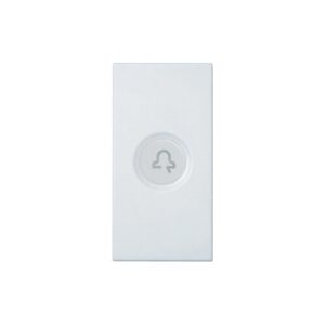Copritasto Illuminabile Simbolo "Campanello", 1 Modulo, Nea, Bianco URMET 10363.B