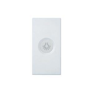 Copritasto Illuminabile Simbolo "Luce", 1 Modulo, Nea, Bianco URMET 10364.B
