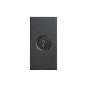 Copritasto Illuminabile Simbolo "Chiave", 1 Modulo, Nea, Antracite URMET 10365