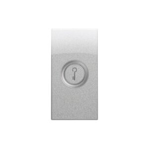 Copritasto Illuminabile Simbolo "Chiave", 2 Moduli, Nea, Bianco URMET 10365/2.B