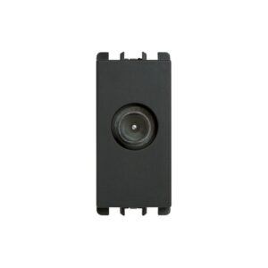 Presa Tv Diretta Maschio, 1 Modulo, Attenuazione 0,5 Db, Nea, Antracite URMET 10401