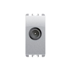 Presa Tv Diretta Maschio, 1 Modulo, Attenuazione 0,5 Db, Nea, Alluminio URMET 10401AL