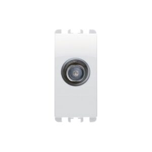 Presa Diretta Sat Femmina, 1 Modulo, Attenuazione 0,5 Db, Nea, Bianco Ghiaccio URMET 10407BG