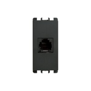 Presa Telefonica Rj11 6/4, 1 Modulo, Nea, Antracite URMET 10411