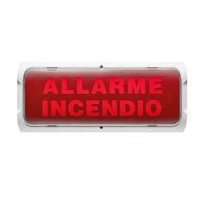 Targa Ottico Acustica Indirizzata Su Loop, Linea 500 URMET 1043/254