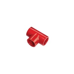 Manicotto A T In Abs Di Colore Rosso, Linea 600 URMET 1043/626