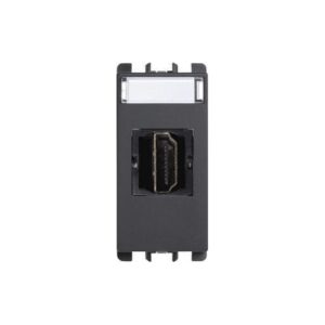 Connettore Hdmi Con Adattatore Da 19 Poli F/F, 1 Modulo, Nea, Antracite URMET 10450