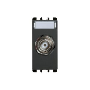 Presa Coassiale Bnc Per Cavo Rg59 (75 Ohm), 1 Modulo, A Crimpare, Nea, Antracite URMET 10459