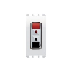 Presa Hi-Fi Per Altoparlante, 1 Modulo, Nea, Bianco Ghiaccio URMET 10460BG